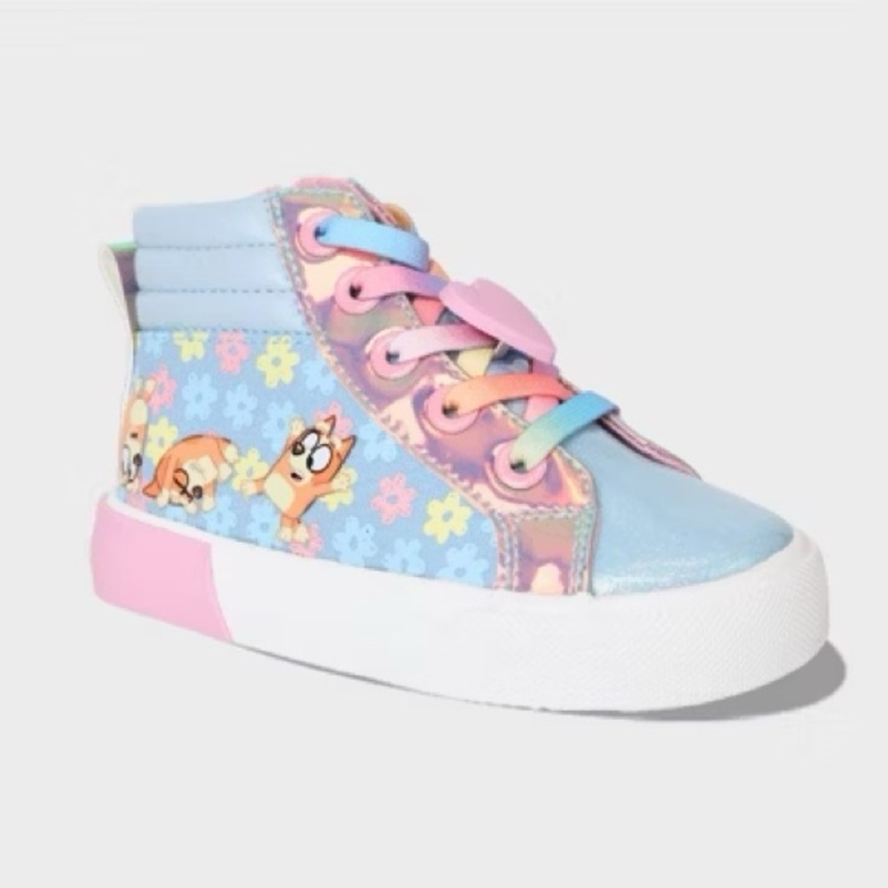 Bluey Toddler Girl High Top Sneakers